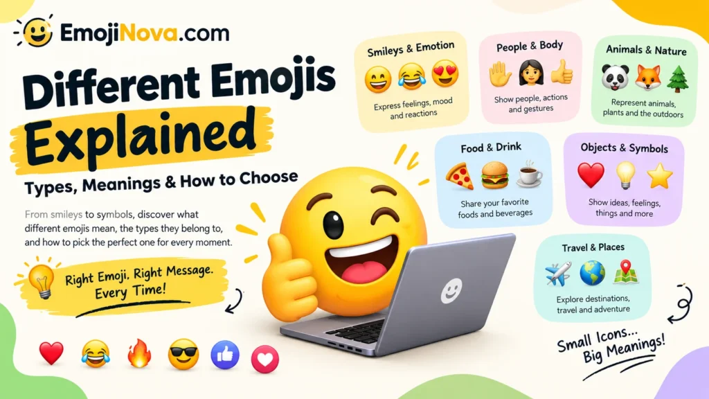 different emojis