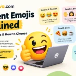 different emojis